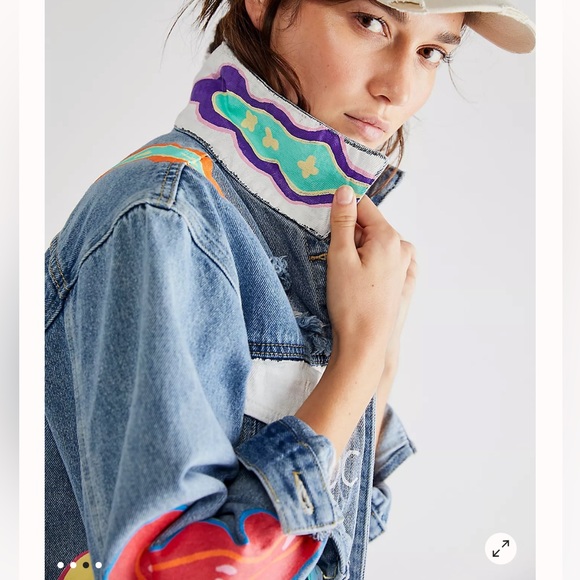 Free People Woodstock Band Jacket NWOT - Picture 2 of 7